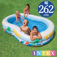 INTEX（インテックス）ファミリープール 262×160×46cm 56490 | 大型 | 大きなプール屋さん | 01