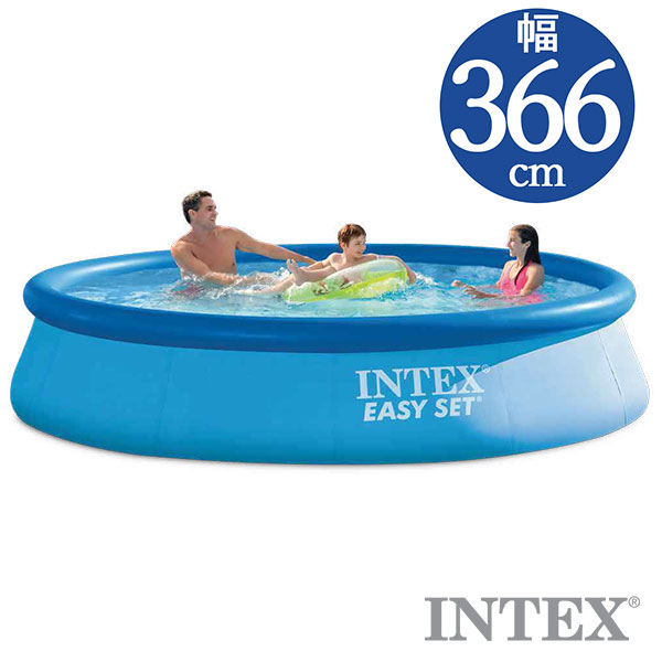 INTEX(インテックス)丸形イージーセットプールES1230【 366 × 76 cm】Easy Set Pool 大きなプール屋さん