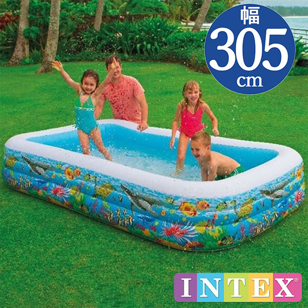 INTEX(インテックス)長方形ファミリープールFS305【 305 × 183 × 56 cm 