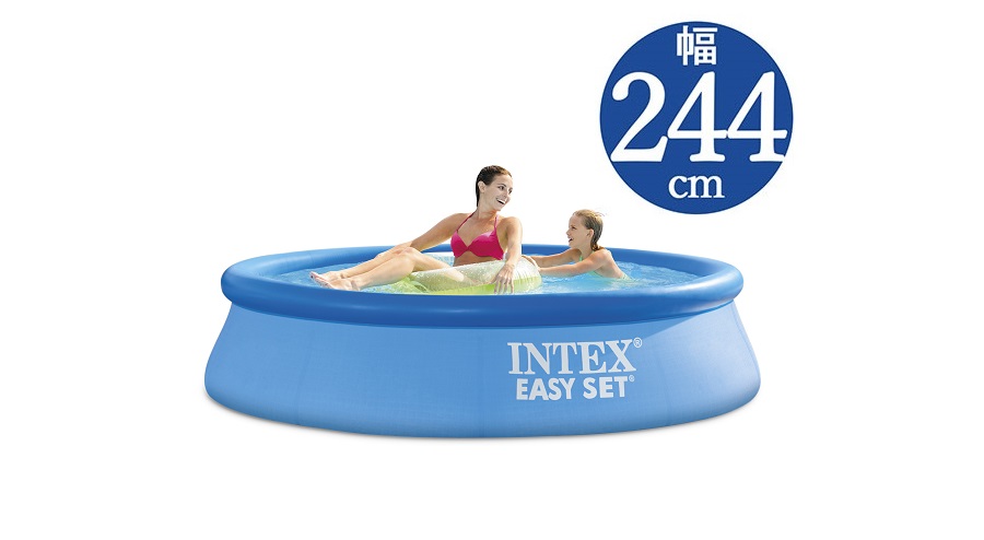 画像1: INTEX(インテックス)丸形イージーセットプールES824【 244 × 61 cm】Easy Set Pool